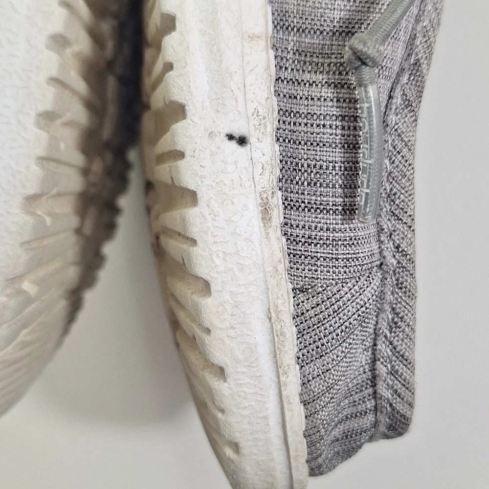 Hey Dude Gray Kids Knit Shoes